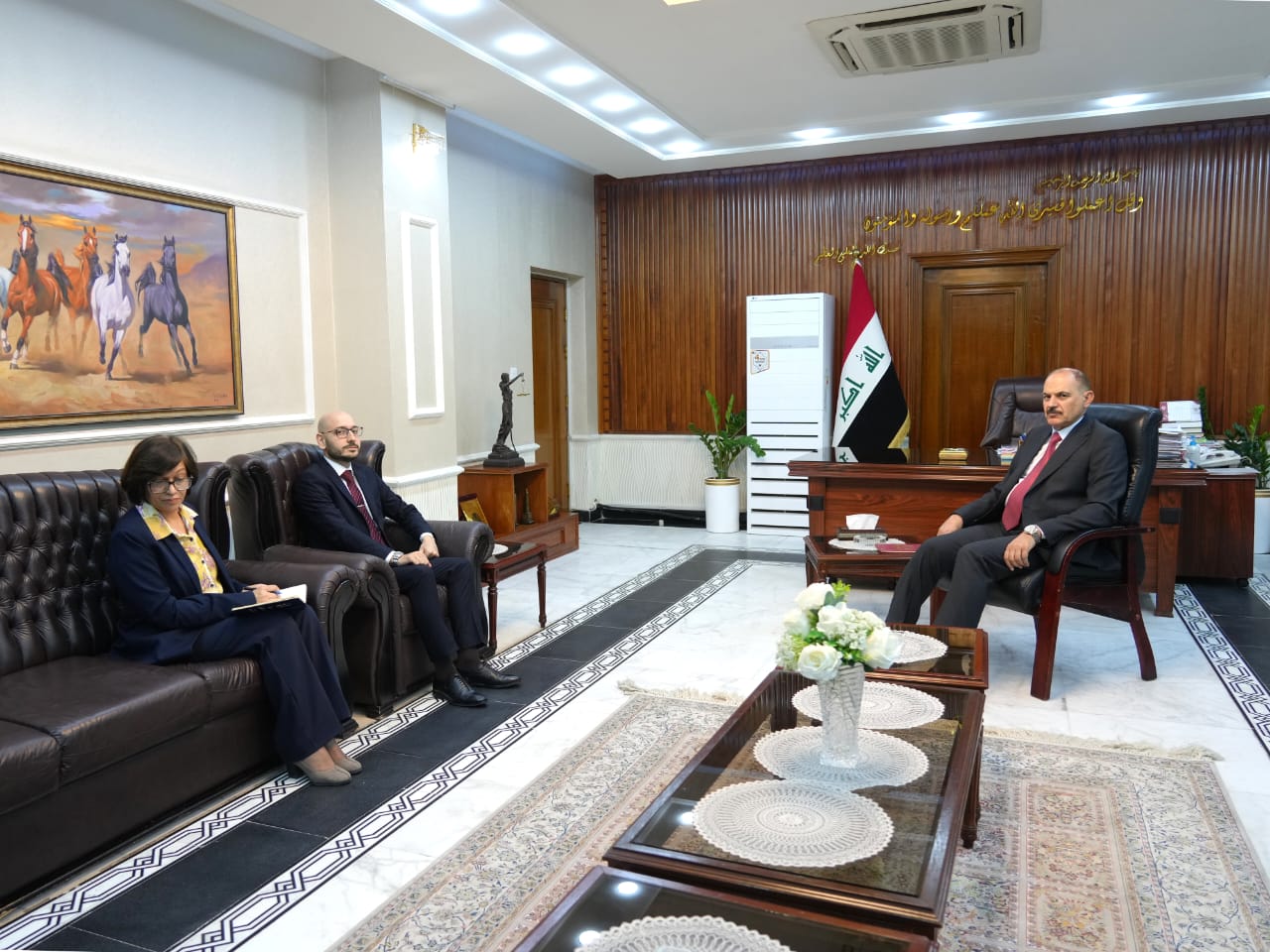 زيارة القائم بأعمال سفارة ارمينيا في بغداد الى المحكمة الاتحادية العليا 