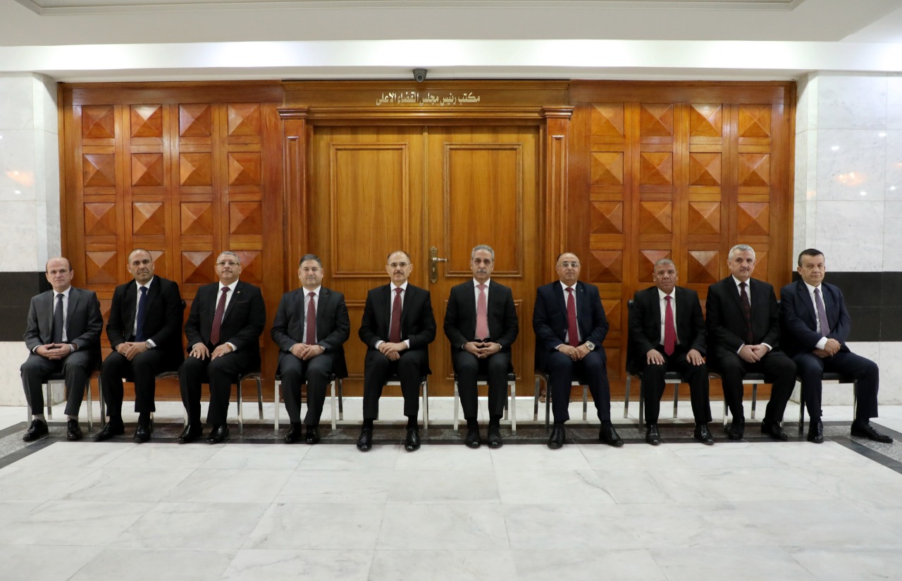 The Visit of the President and members of the Federal Supreme Court to the President of the Supreme Judicial Council